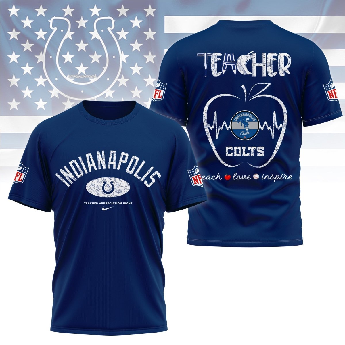 IDC PREMIUM 3D TEACHER APPRECIATION DAY SHIRT NY