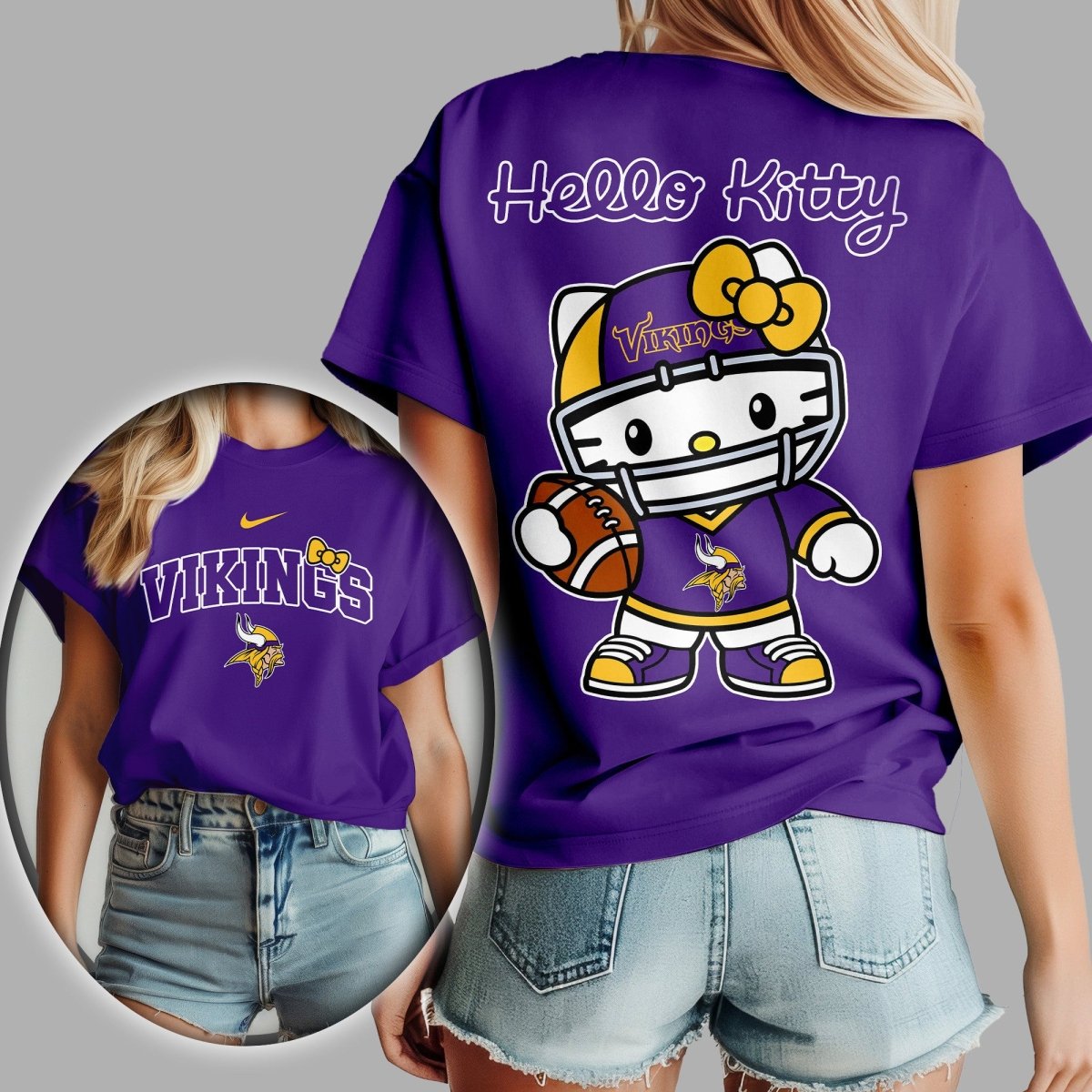 MNV Premium NFL Hello Kitty Women's Shirt TD