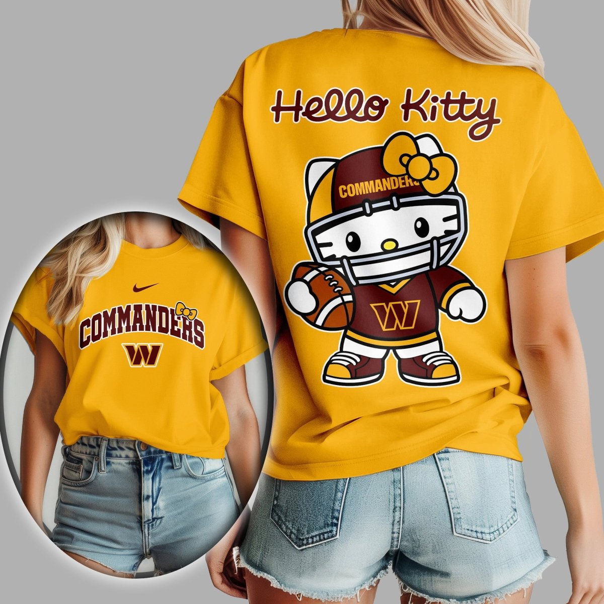 WCD Premium NFL Hello Kitty Women's Shirt TD
