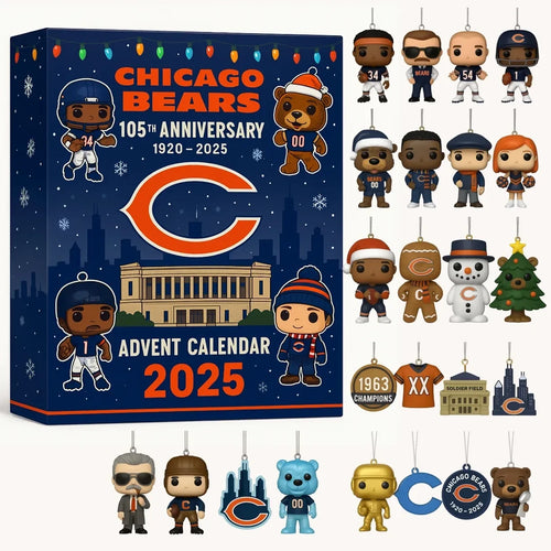 Chicago Bears 105th anniversary 2025 advent calendar CCB LNTH