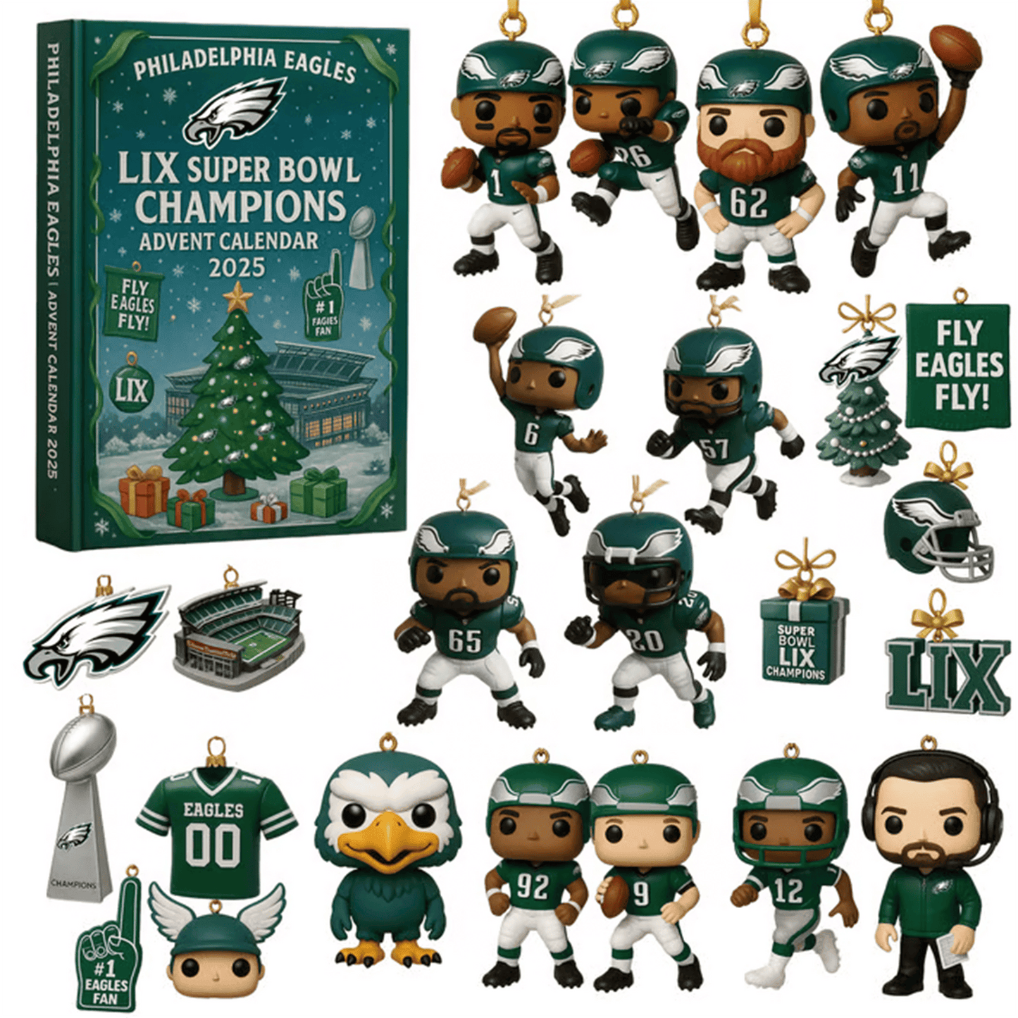 DLPE Eagles LIX Super Bowl 2025 advent calendar LNTH