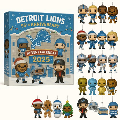 DTL Detroit Lions 95th Anniversary Advent Calendar 2025 LNTH