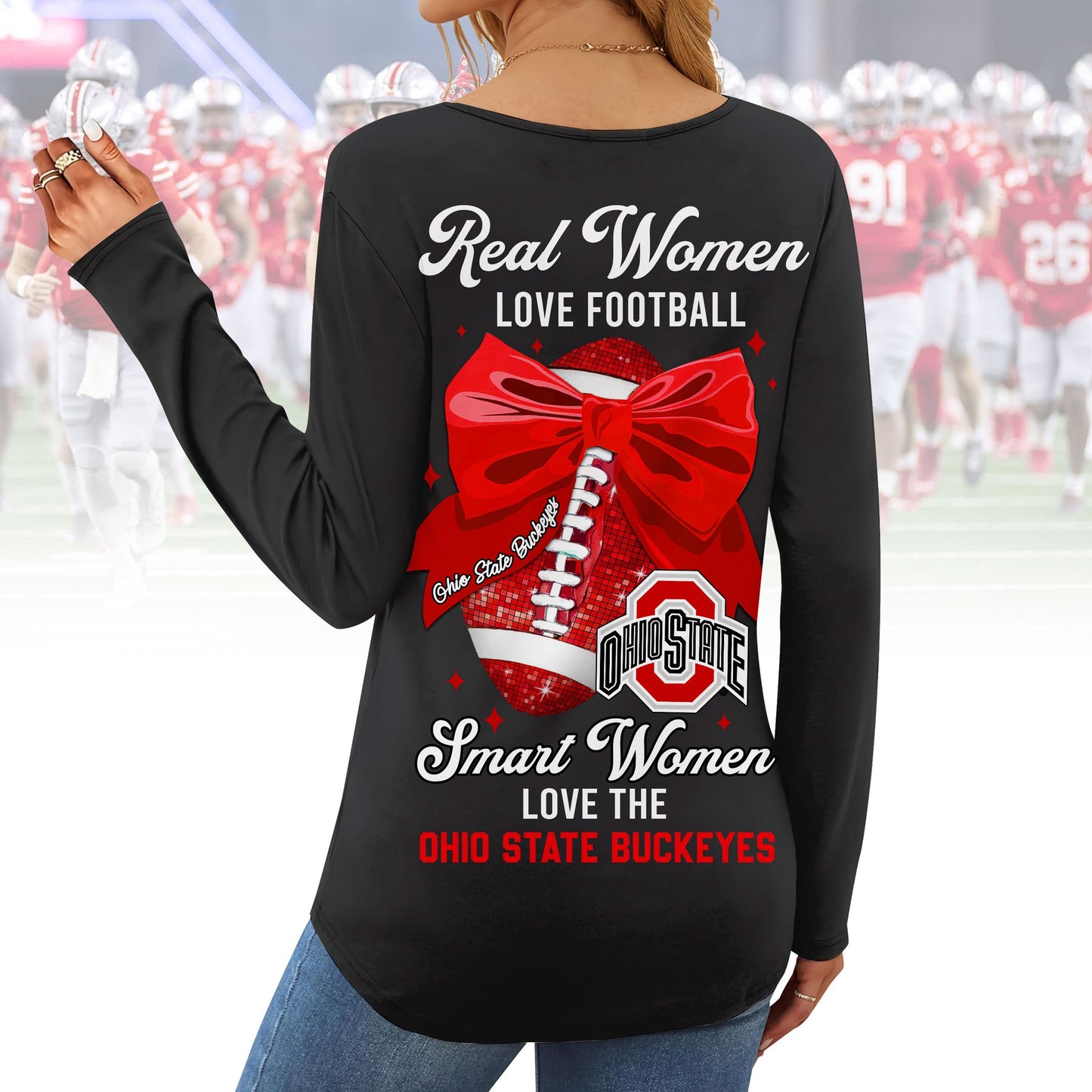 OSB V-neck Long Sleeve Shirt TMN