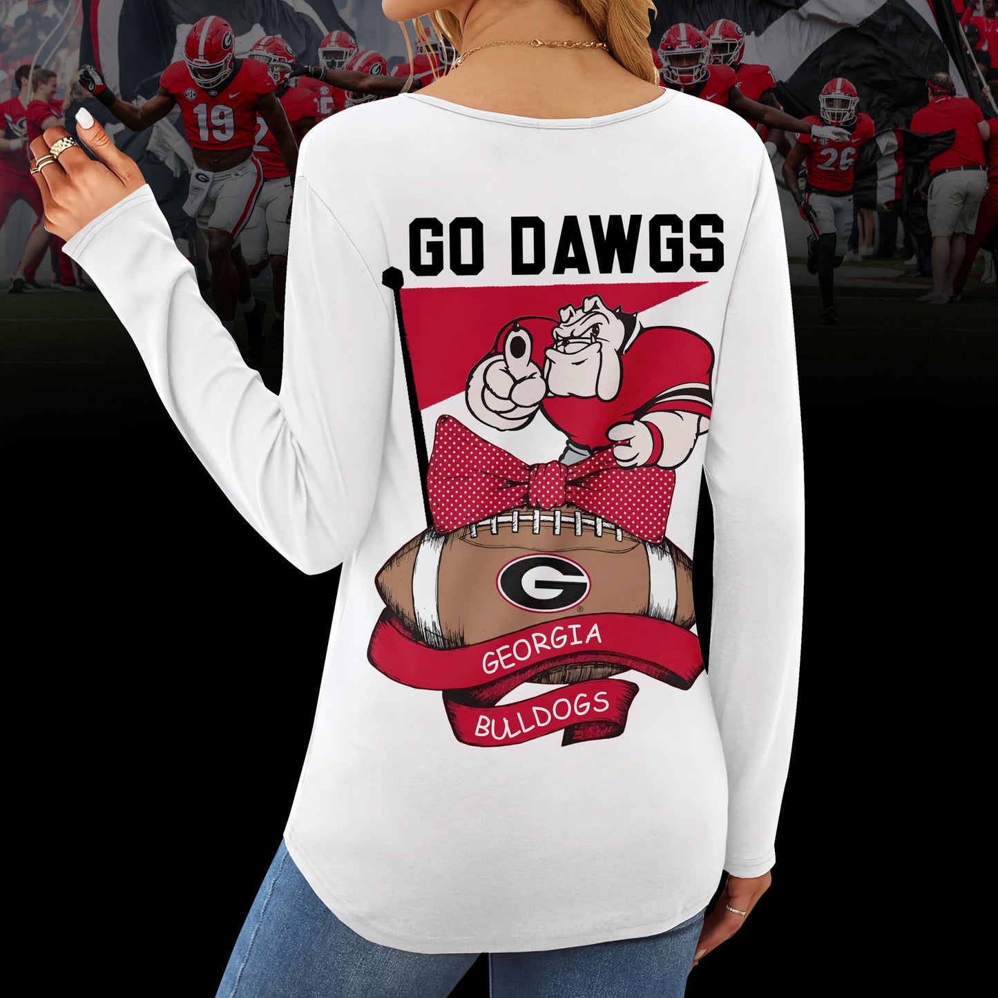 GGBD V-neck Long Sleeve Shirt NTY