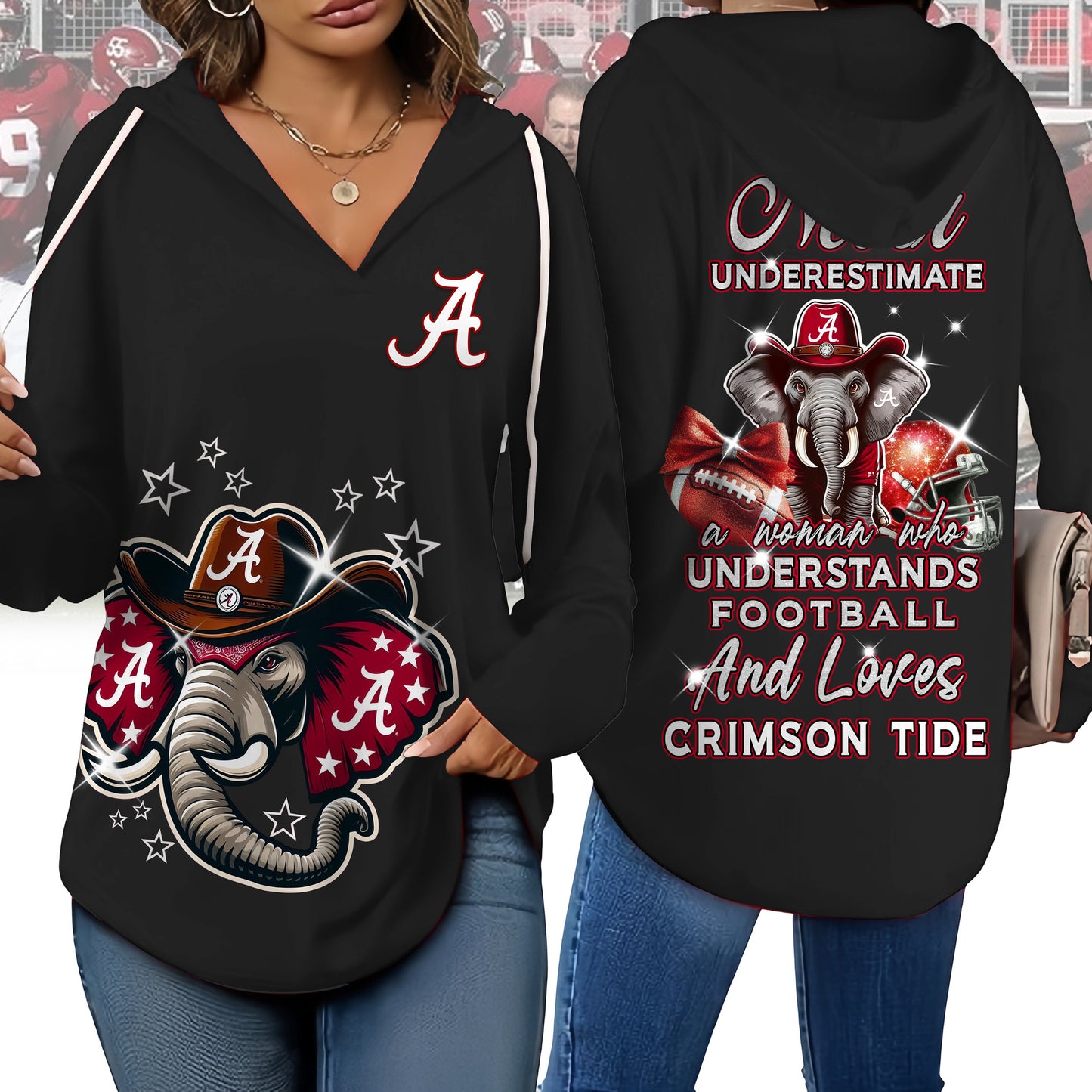 ACT V-neck Hooded Sweatshirt LHC