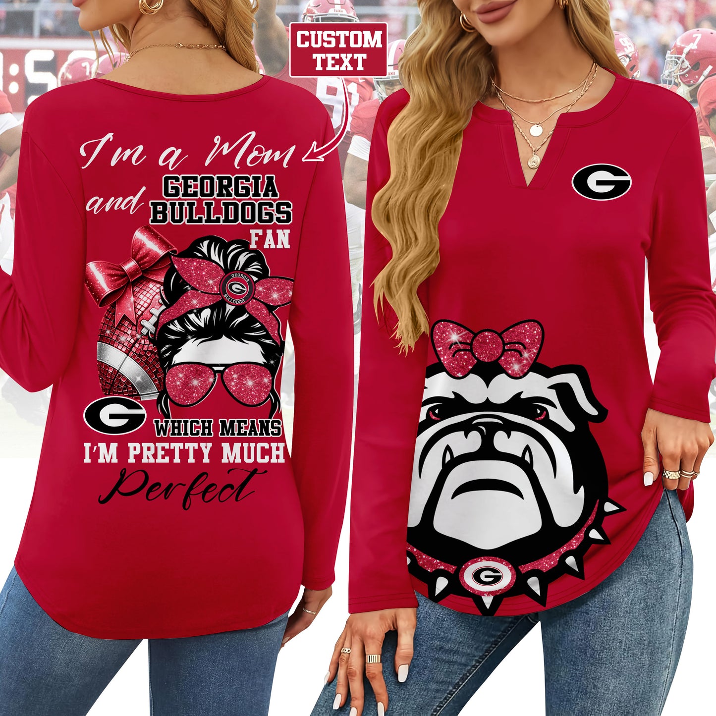 GGBD V-neck Long Sleeve Shirt TMN