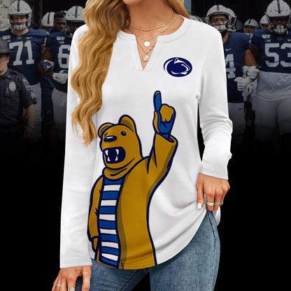 PSNL V-neck Long Sleeve Shirt TMN