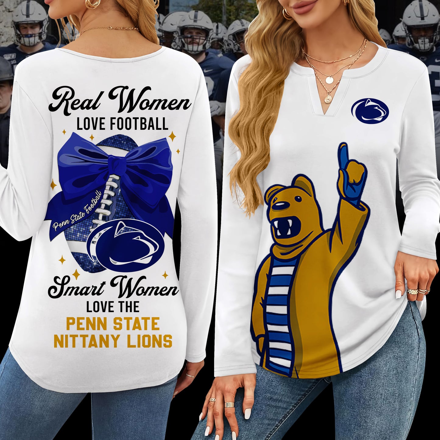 PSNL V-neck Long Sleeve Shirt TMN