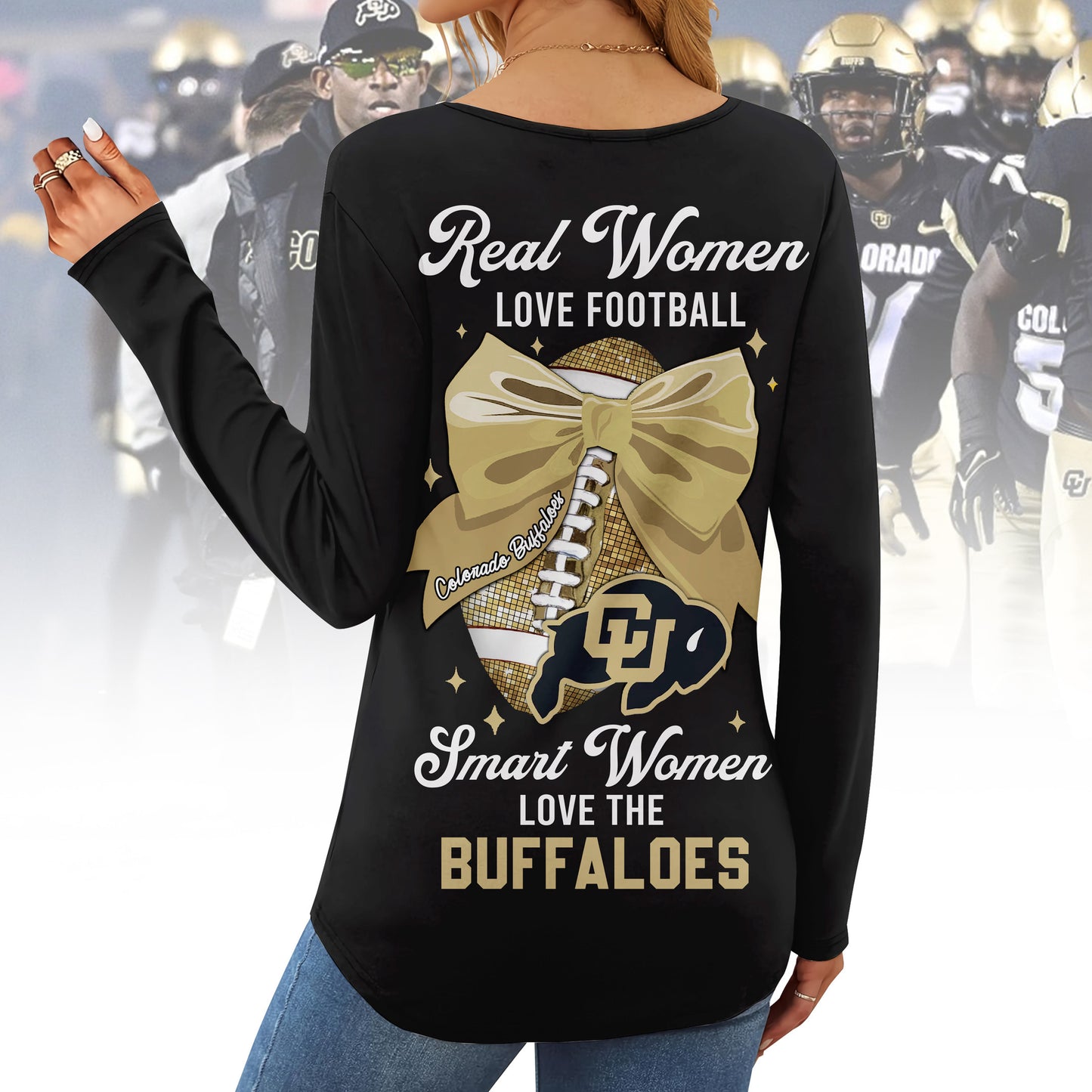 CLB V-neck Long Sleeve Shirt TMN