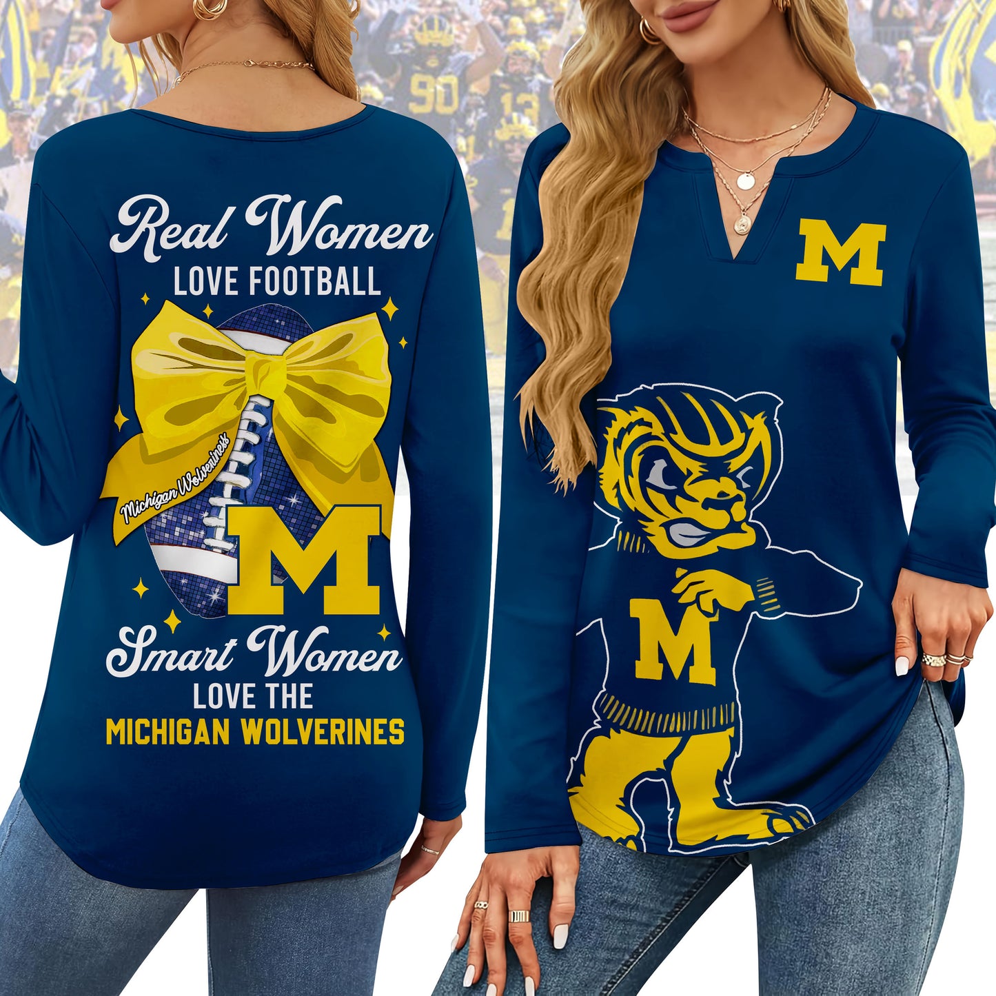 MWR V-neck Long Sleeve Shirt TMN