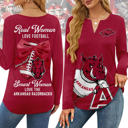 AKR V-neck Long Sleeve Shirt TMN