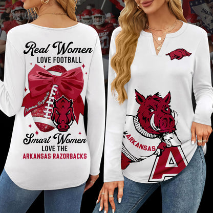 AKR V-neck Long Sleeve Shirt TMN