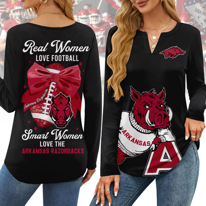 AKR V-neck Long Sleeve Shirt TMN