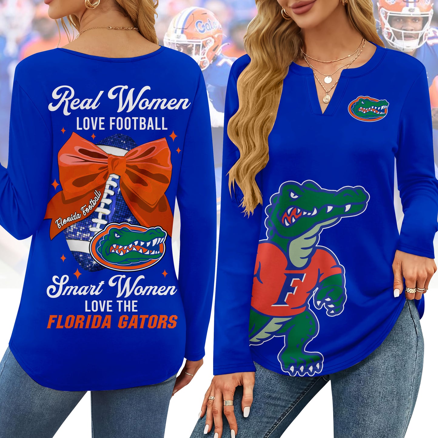 FGT V-neck Long Sleeve Shirt TMN