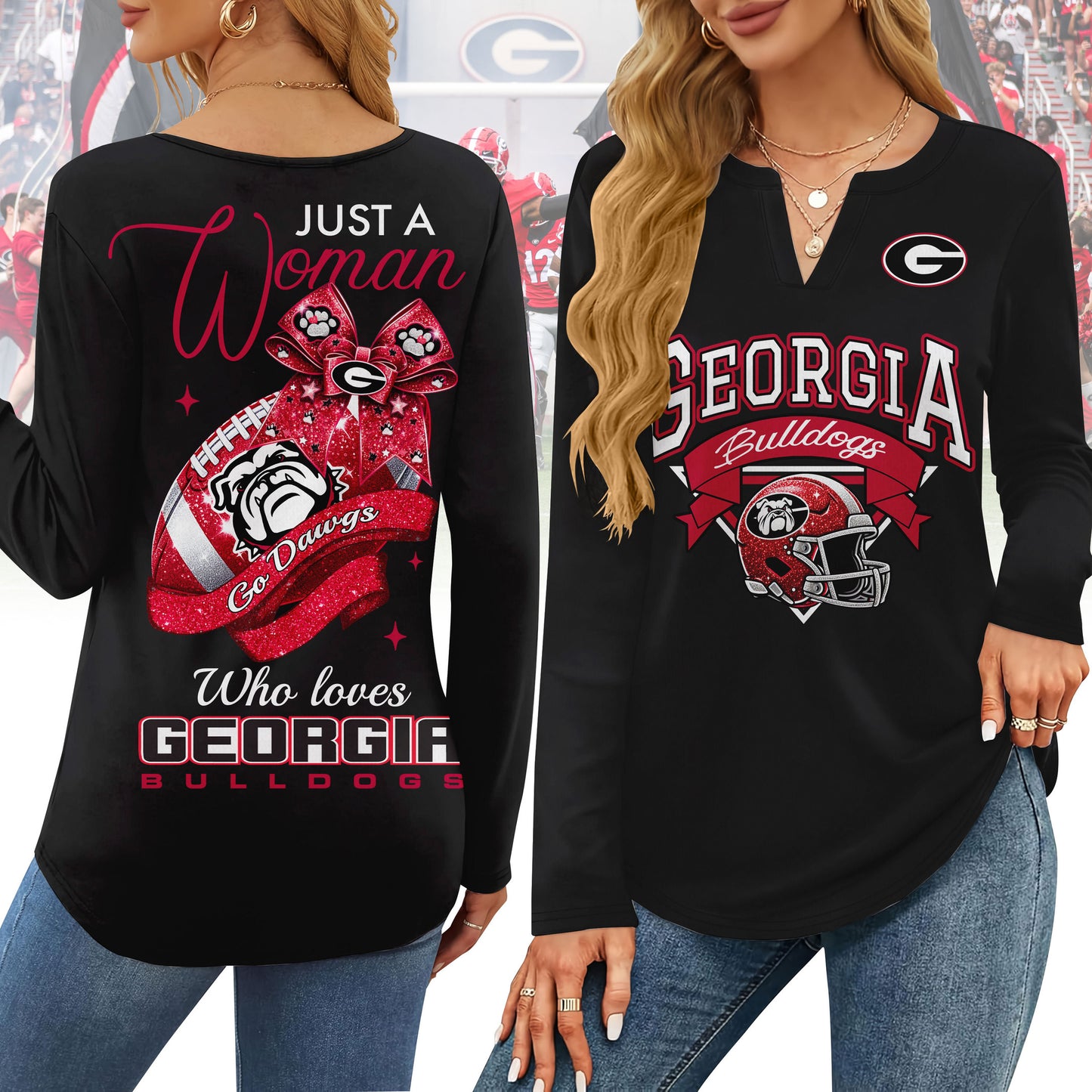 GGBD V-neck Long Sleeve Shirt NTY