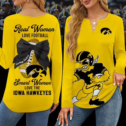 IWHK V-neck Long Sleeve Shirt TMN