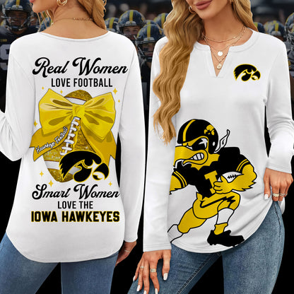 IWHK V-neck Long Sleeve Shirt TMN