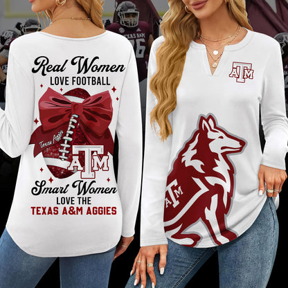 TAMA V-neck Long Sleeve Shirt TMN