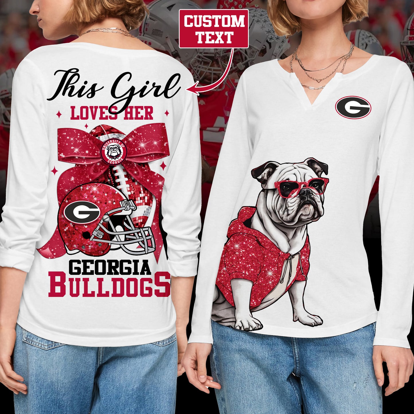 GGBD V-neck Long Sleeve Shirt TMN