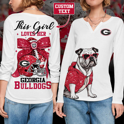 GGBD V-neck Long Sleeve Shirt TMN