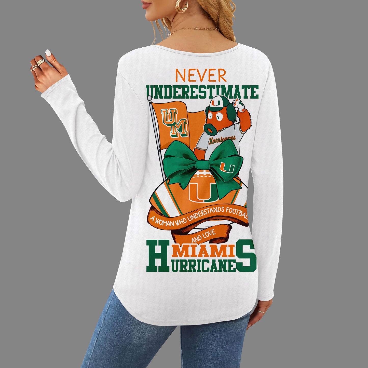 MHC V-neck Long Sleeve Shirt NTY