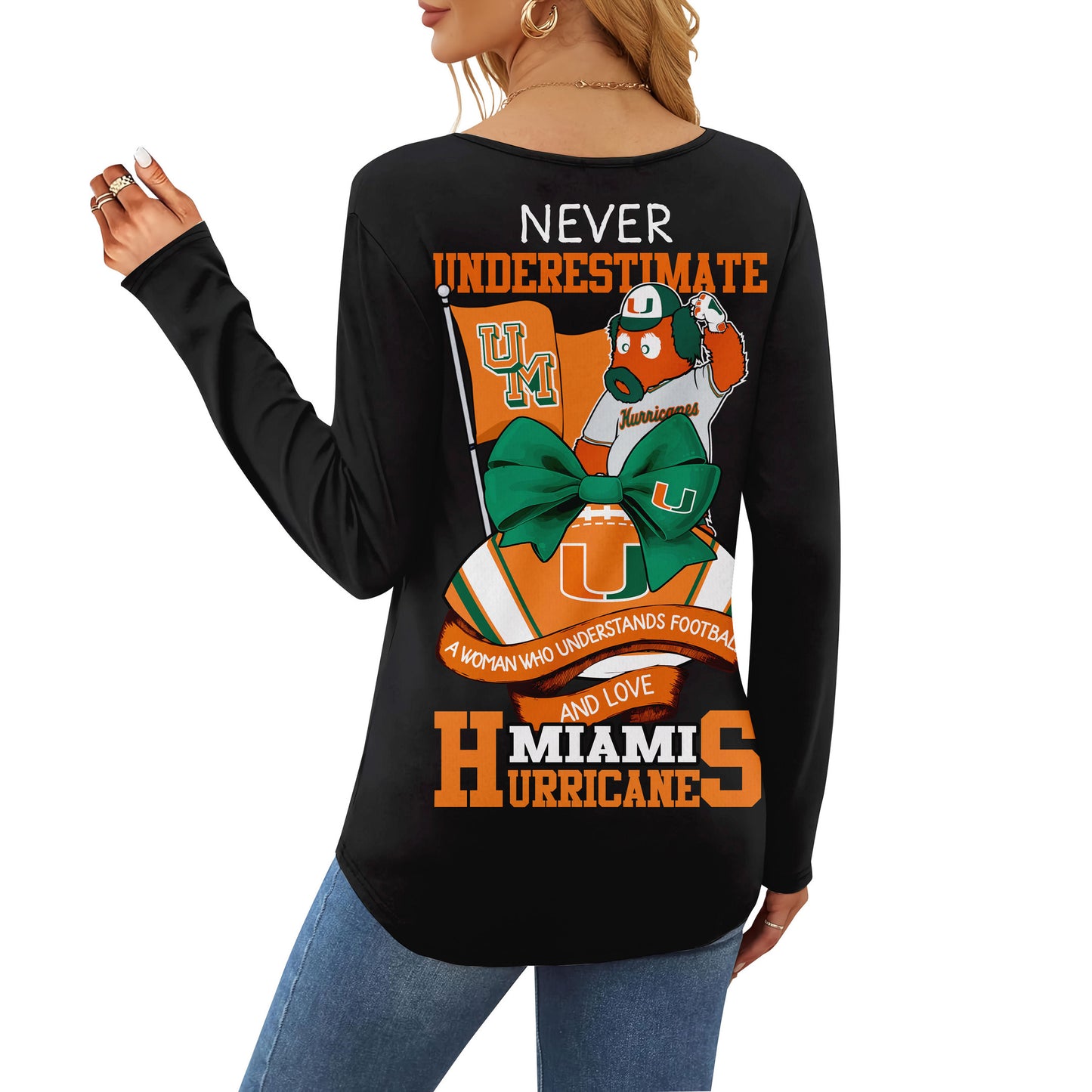 MHC V-neck Long Sleeve Shirt NTY