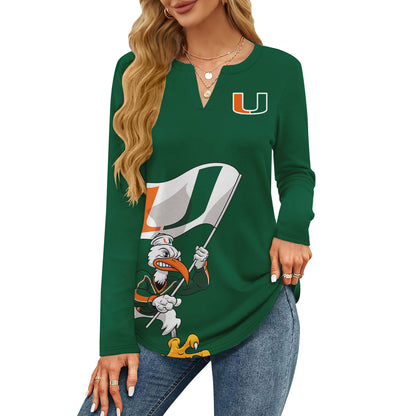 MHC V-neck Long Sleeve Shirt NTY