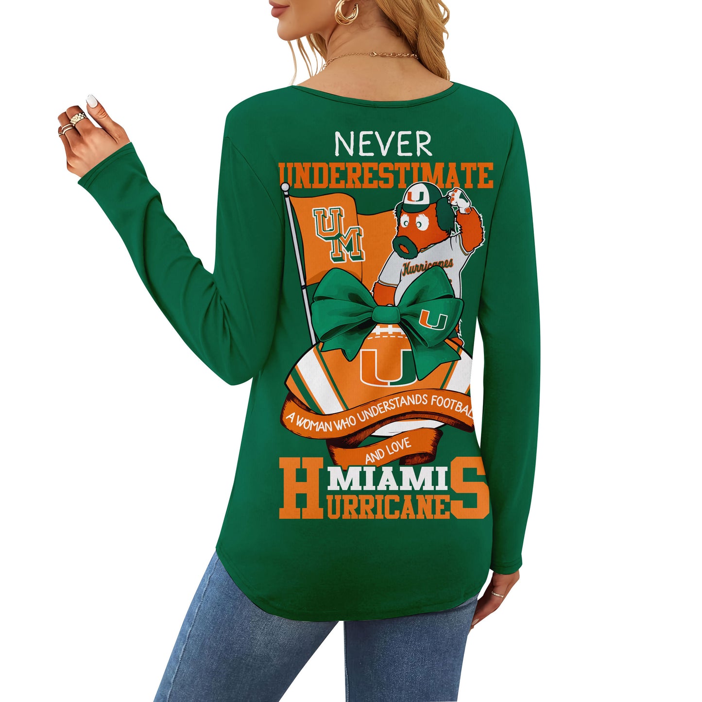 MHC V-neck Long Sleeve Shirt NTY