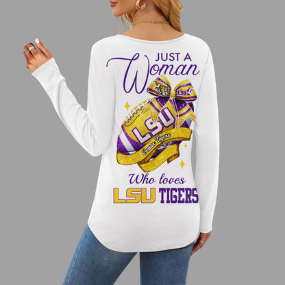 LSUT V-neck Long Sleeve Shirt NTY