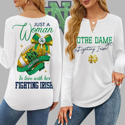 NDFI V-neck Long Sleeve Shirt NTY
