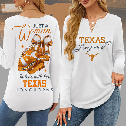 TEX V-neck Long Sleeve Shirt NTY