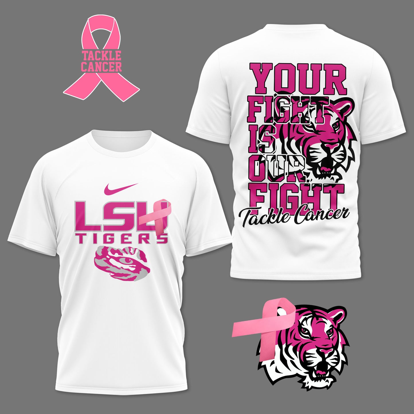 PREMIUM LSU 3D SHIRT HP