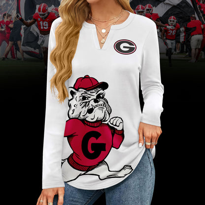 GGBD V-neck Long Sleeve Shirt TMN
