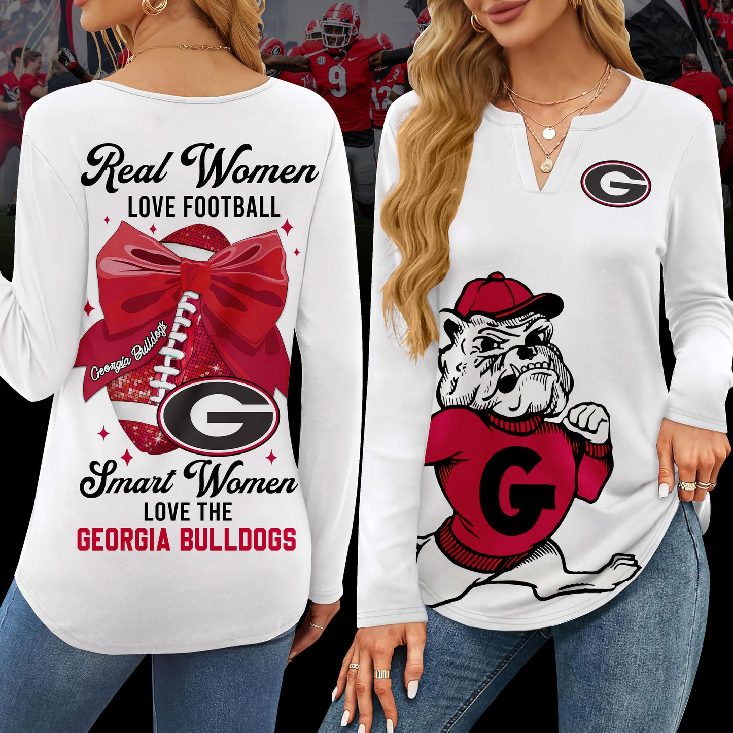 GGBD V-neck Long Sleeve Shirt TMN