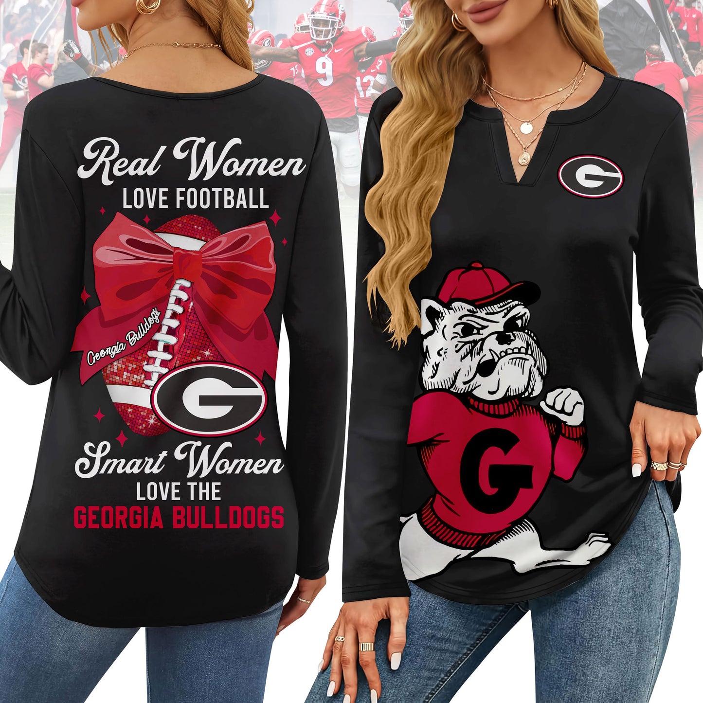 GGBD V-neck Long Sleeve Shirt TMN