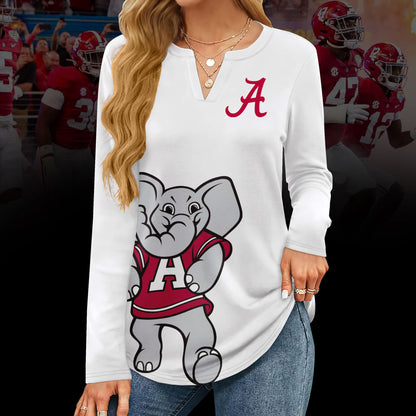 ACT V-neck Long Sleeve Shirt TMN