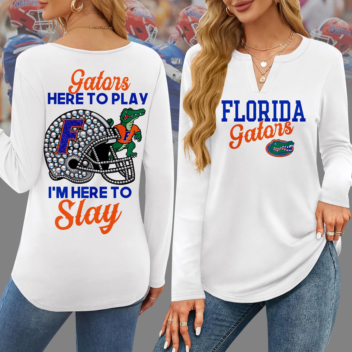 FGT V-neck Long Sleeve Shirt THT