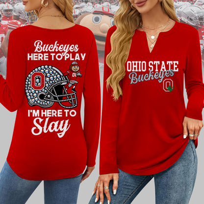 OSB V-neck Long Sleeve Shirt THT