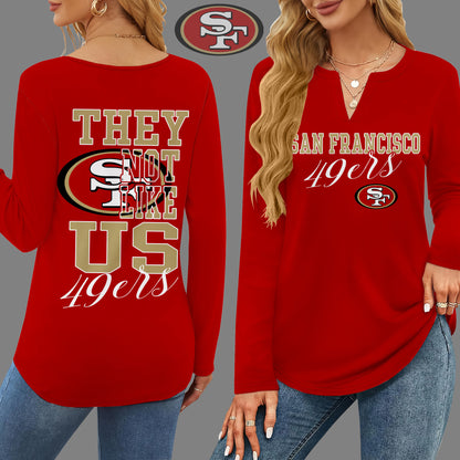 SF49 V-neck Long Sleeve Shirt THT