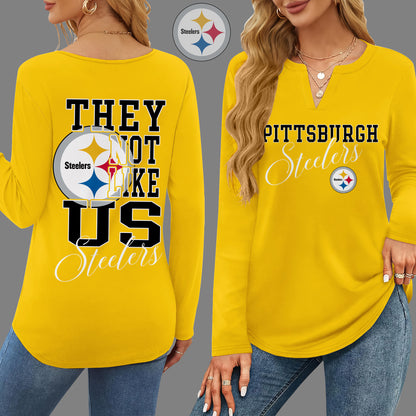 PBS V-neck Long Sleeve Shirt THT