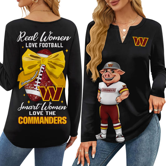 WCD V-neck Long Sleeve Shirt TMN