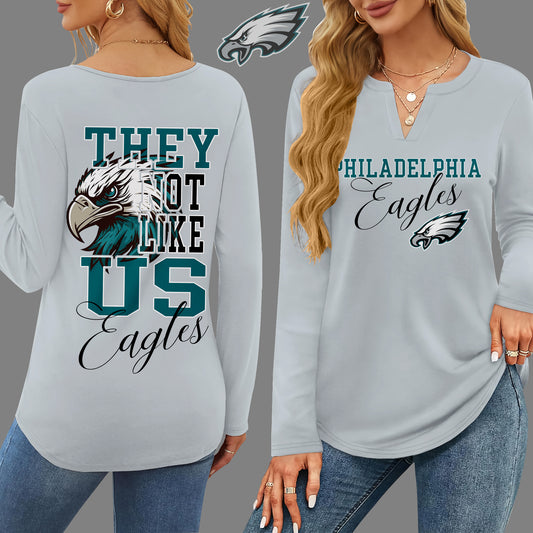 PLDE V-neck Long Sleeve Shirt THT