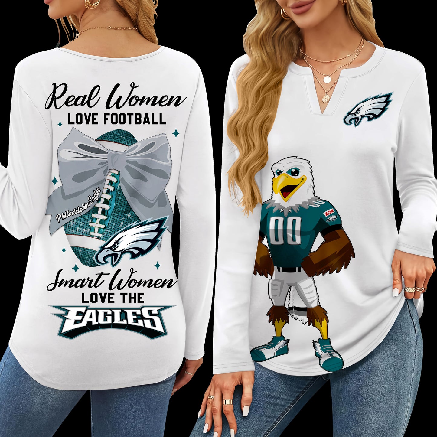 PLDE V-neck Long Sleeve Shirt TMN