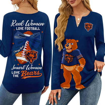 CCB V-neck Long Sleeve Shirt TMN