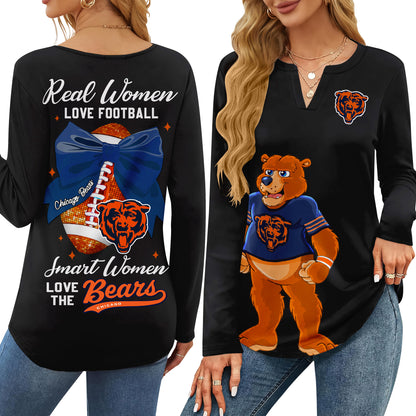 CCB V-neck Long Sleeve Shirt TMN