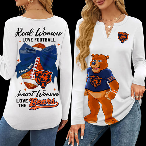 CCB V-neck Long Sleeve Shirt TMN