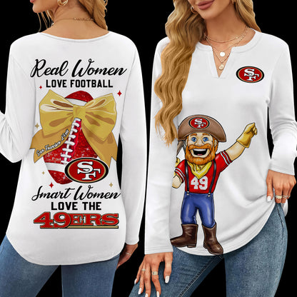 SF49 V-neck Long Sleeve Shirt TMN