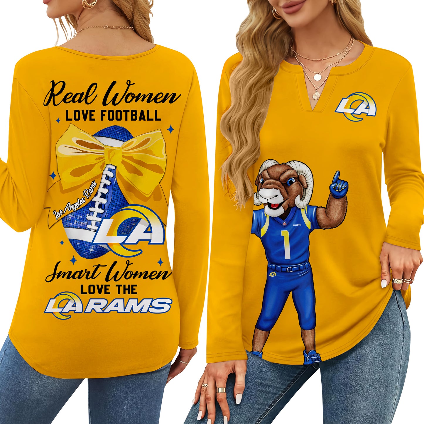 LARS V-neck Long Sleeve Shirt TMN