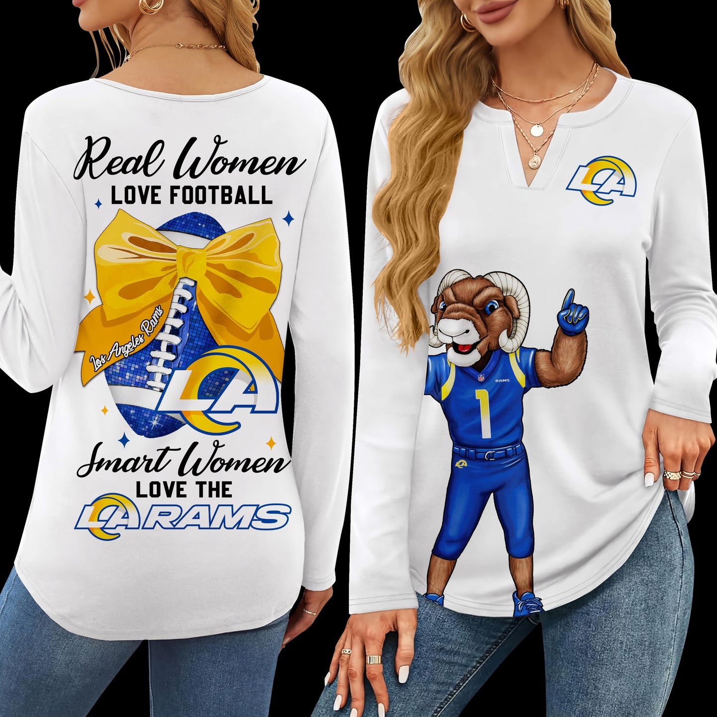 LARS V-neck Long Sleeve Shirt TMN