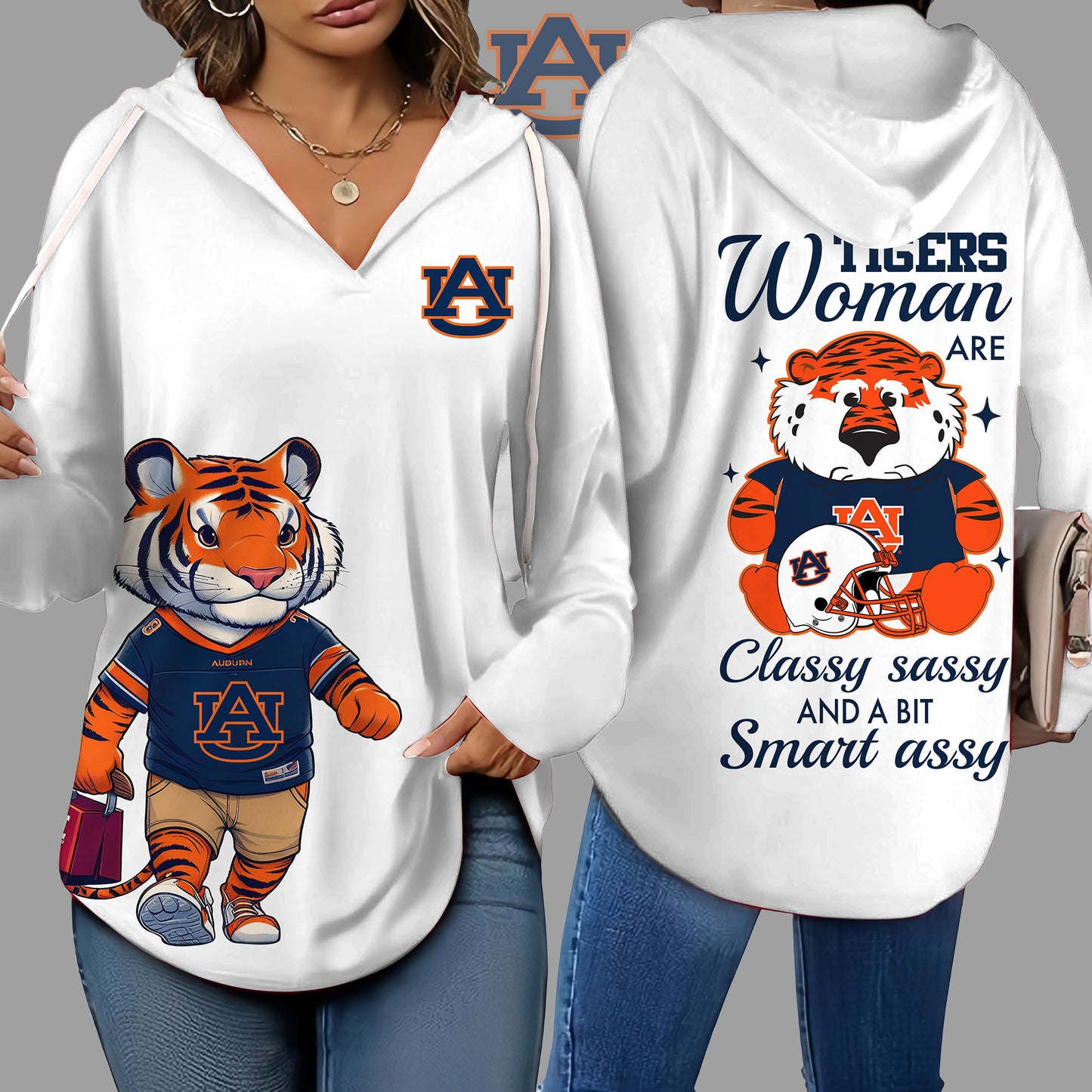 ABTG V-neck Hooded Sweatshirt NTY